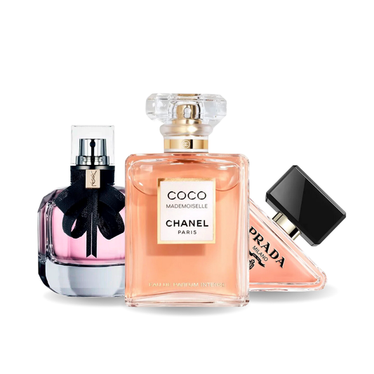Akční balíček 3 parfémů: Prada PARADOXE, COCO MADEMOISELLE a MON PARIS 100 ml