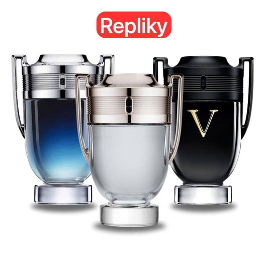 KIT 3 PARFÉMŮ KONTRATIPO (REPLIKY NEORIGINÁLNÍ) Inspirováno parfémy: Paco Rabanne INVICTUS LEGEND, Paco Rabanne INVICTUS a Paco Rabanne INVICTUS VICTORY 100 ml.